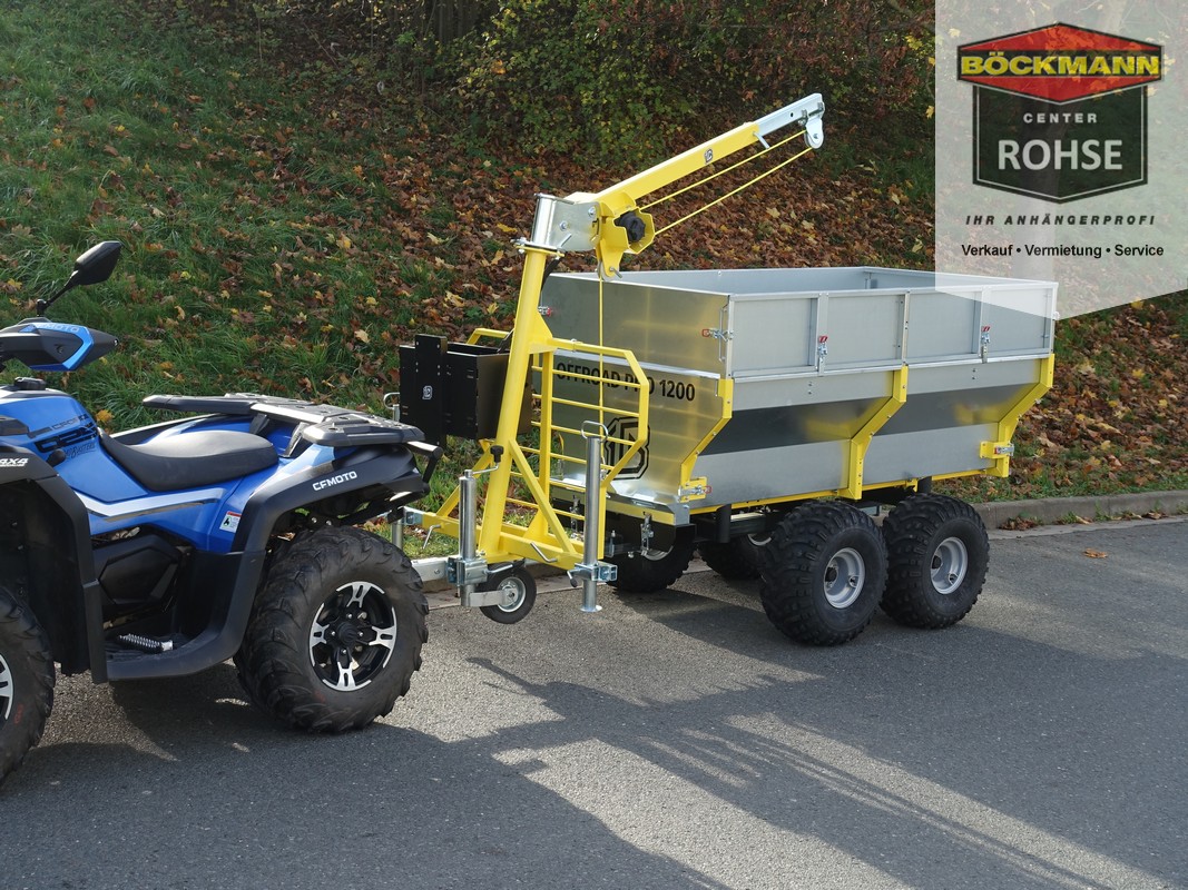 Offroadanhänger Quad Kleintraktor ATV UTV Side by Side Forst Iron Baltic  IB1200